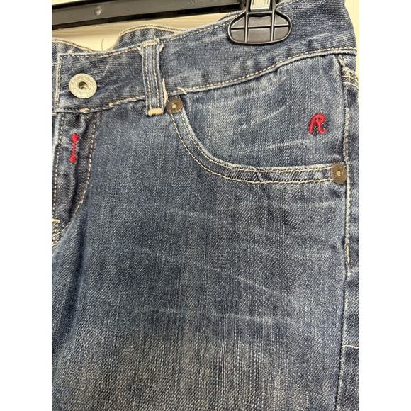 Vtg Womens‎ Replay Low Rise Grommet Pockets Skinny Straight Jeans 29x32(30x28)* - Picture 2 of 9